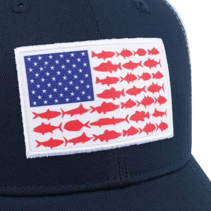 Naicissism American Fish Flag Trucker Hat, Fishing Gifts for Men, Outdoor Snapback Fishing Hat Perfect for Fishing and Daily Use - Image 5